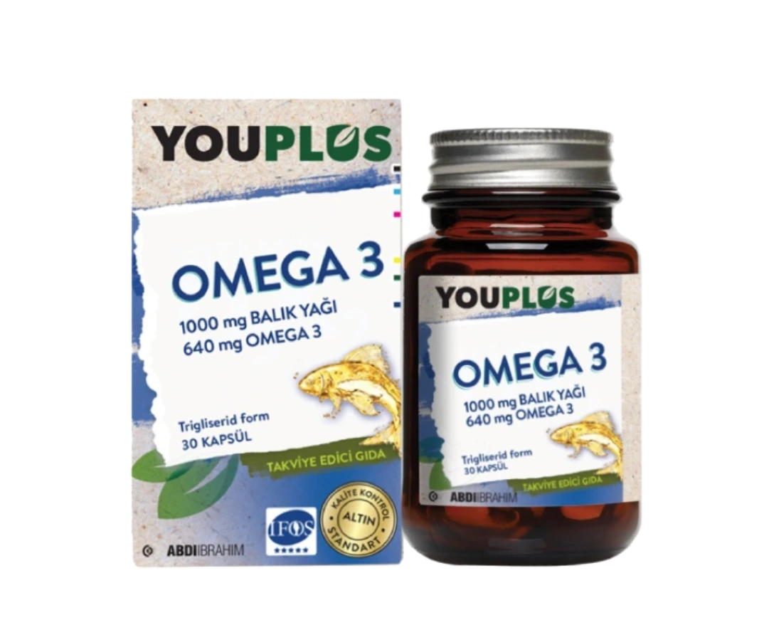 Youplus Omega 3 Balık Yağı 30 Kapsül