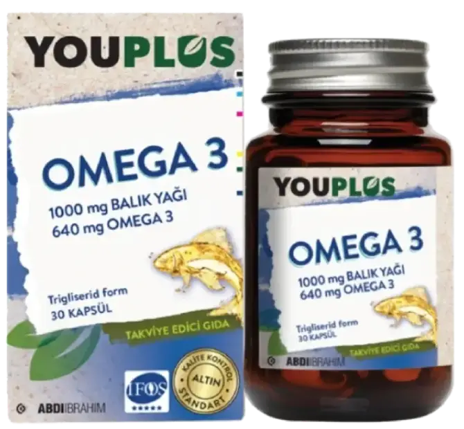 Youplus Omega 3 Balık Yağı 30 Kapsül