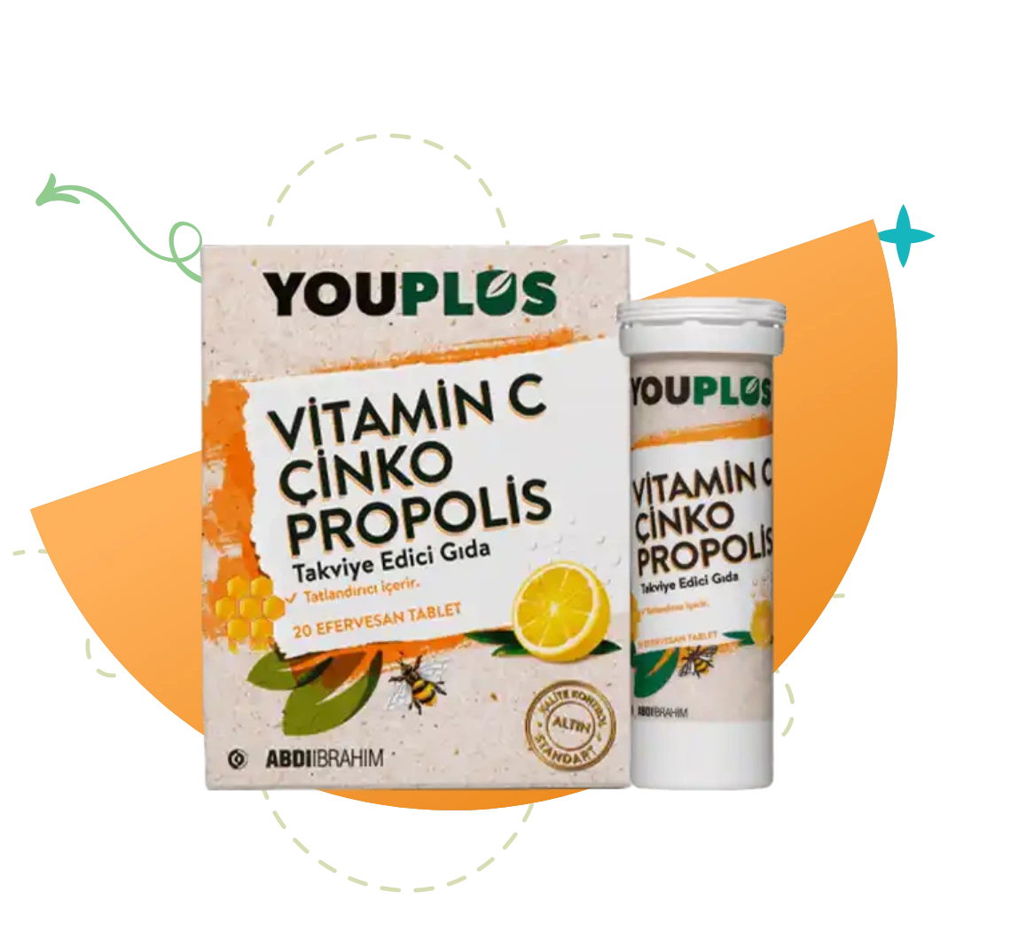 Youplus Vitamin C Çinko Propolis