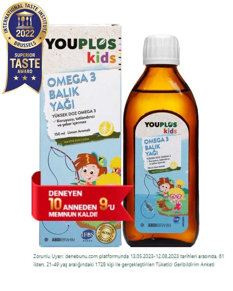 Youplus Kids Omega 3 150 ML Şurup