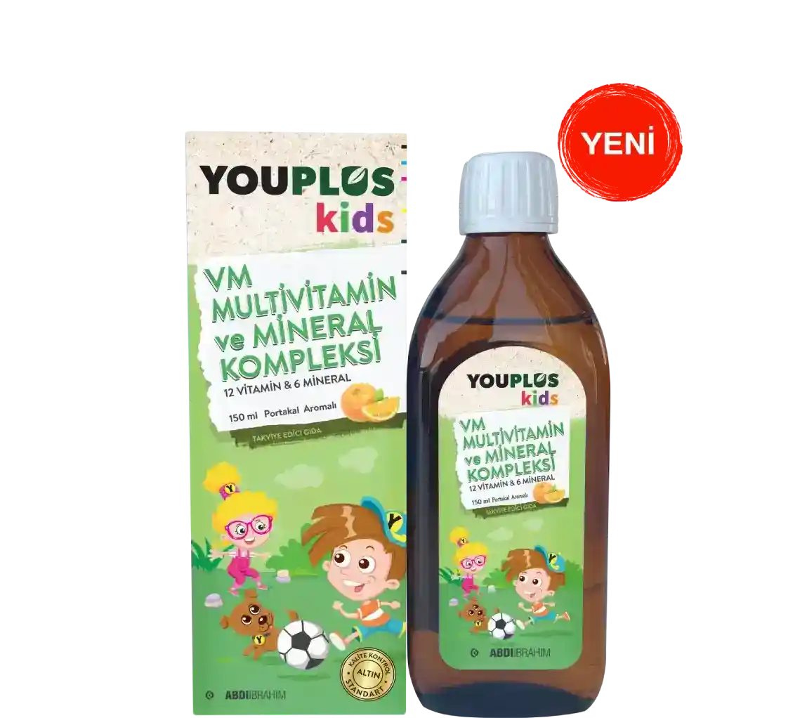 Youplus Kids Multivitamin ve Mineral  Kompleksi